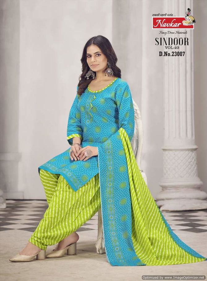 Sindoor Vol 23 By Navkar Pure Cotton Printed Readymade Dress Wholesale Shop In Surat